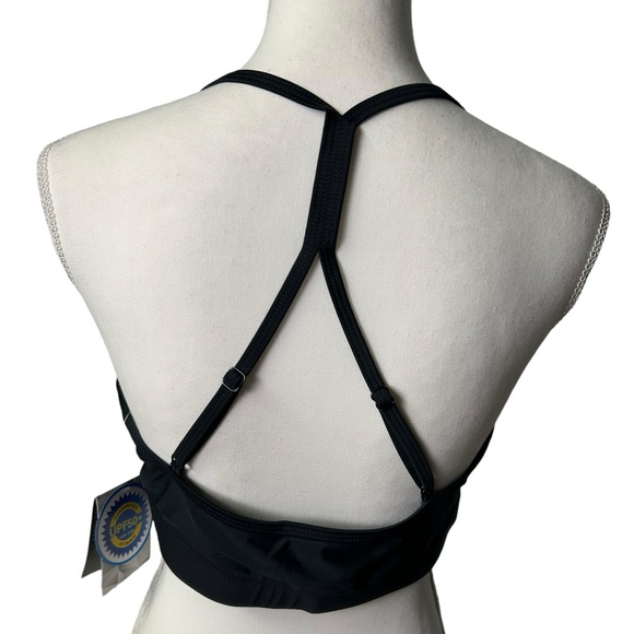 BALEAF womens black athletic racerback swim top UPF50+ size XL NWT - Picture 4 of 6